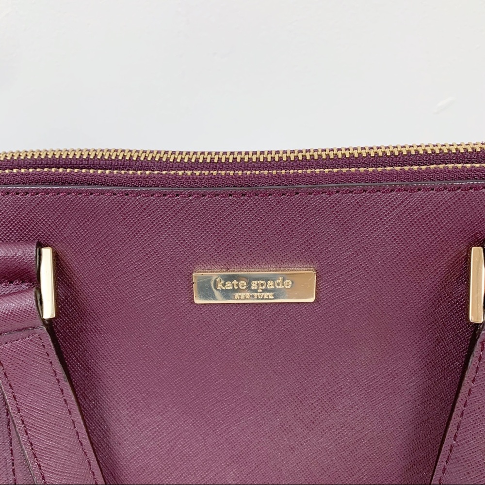Kate Spade Purple Tote Bag - Picture 3 of 9